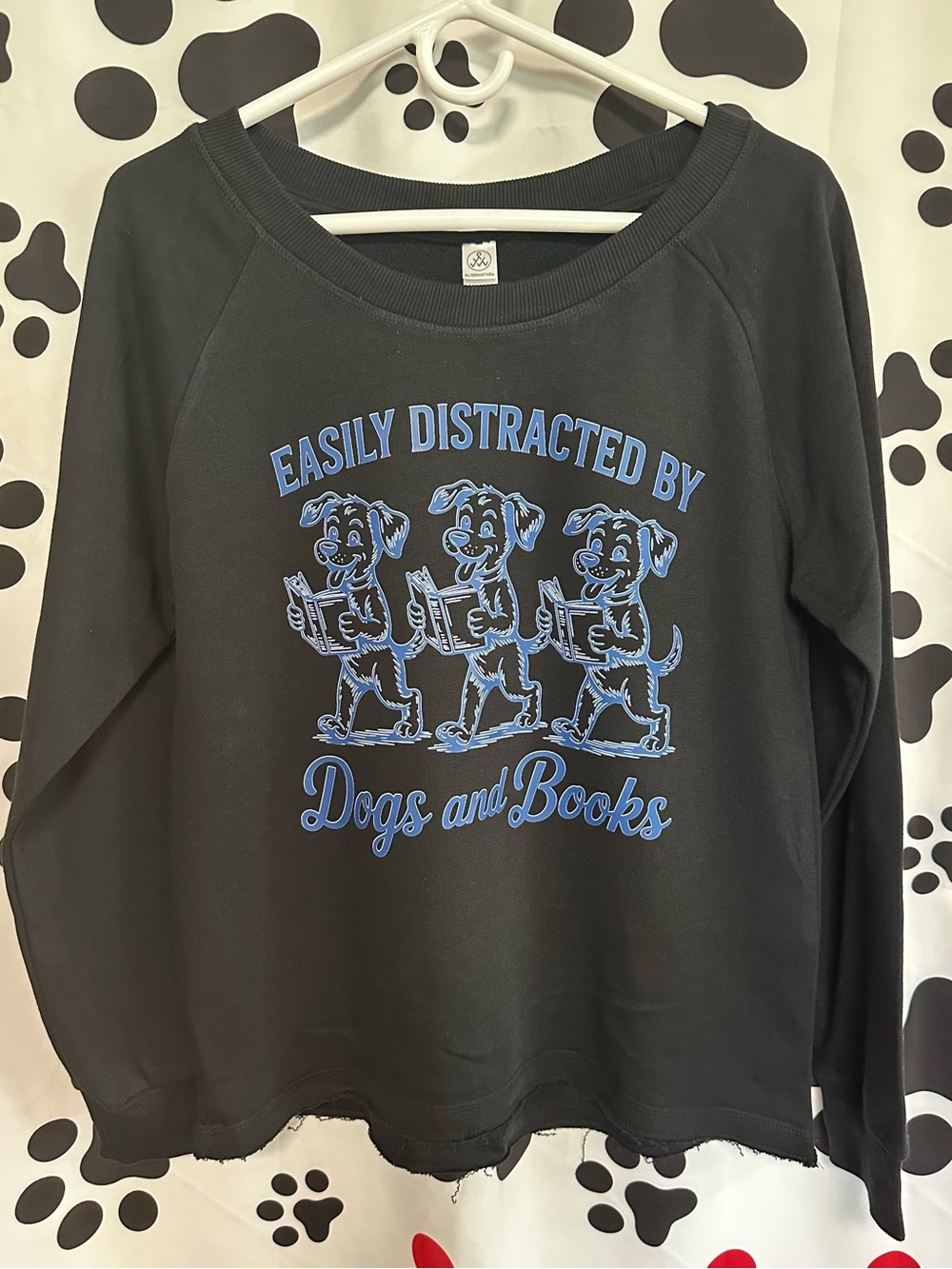 Dog Graphic Crewneck Sweatshirt - NIP